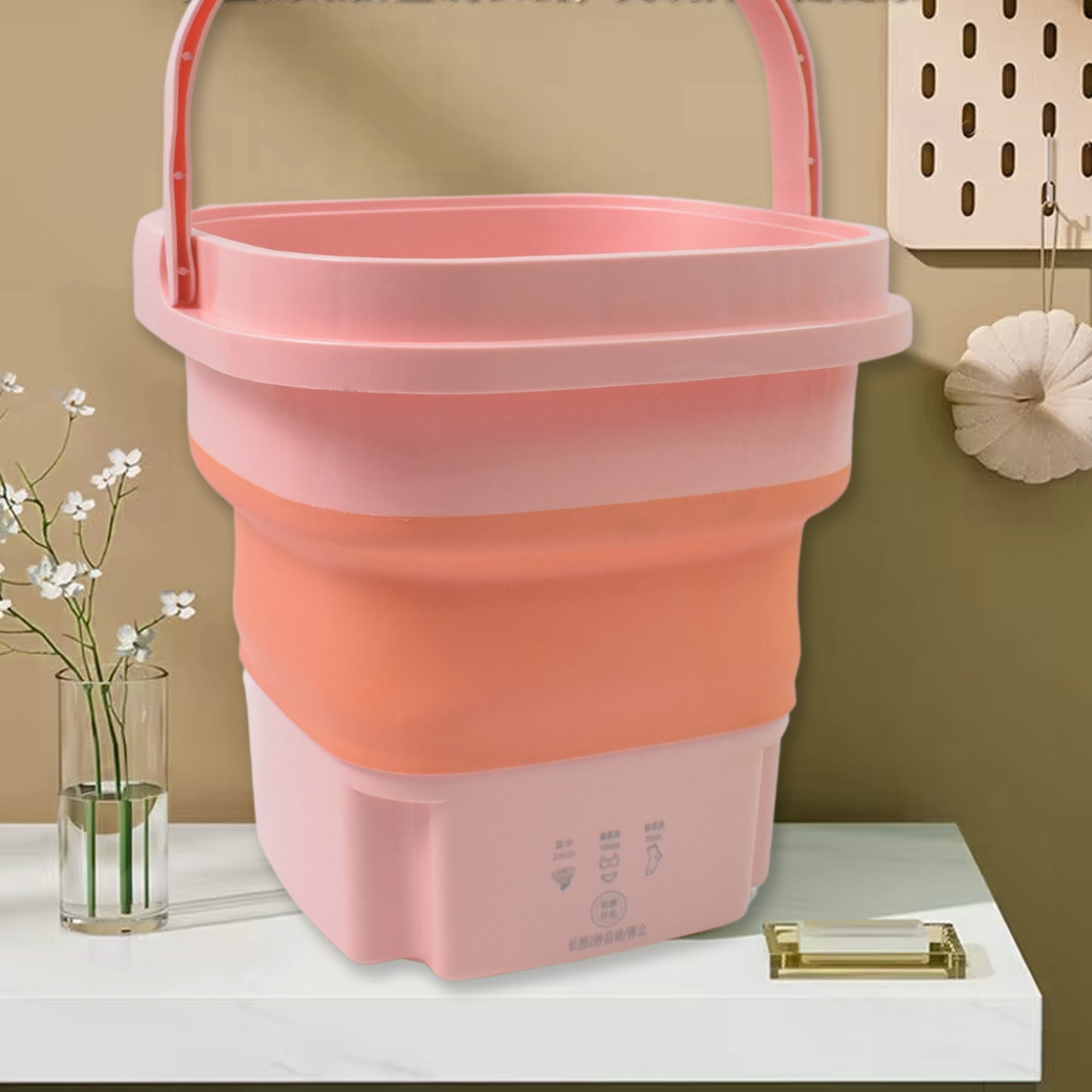 Portable Foldable Washing Machine and Dryer