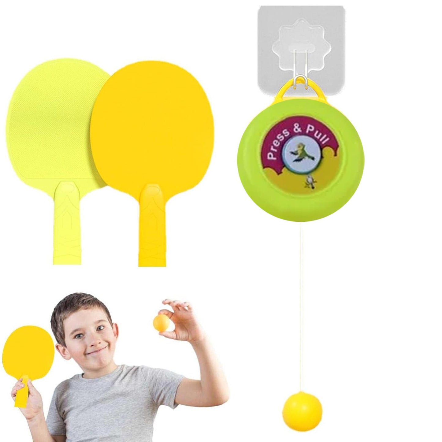 Portable Indoor Hanging Table Tennis With Three Ball