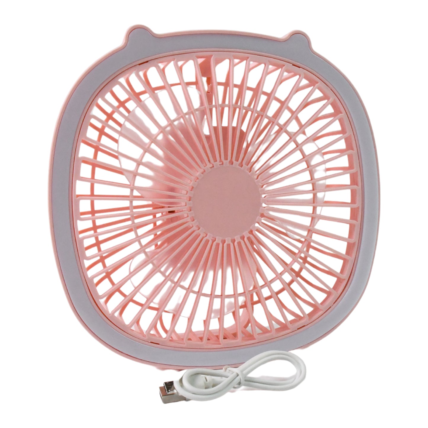 Portable Mini Desk Fan with Light