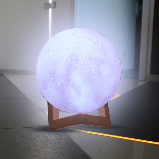 Moon Night Lamp With Plastic Stand