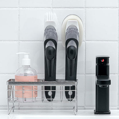 Dish Scrubber With Soap Dispenser