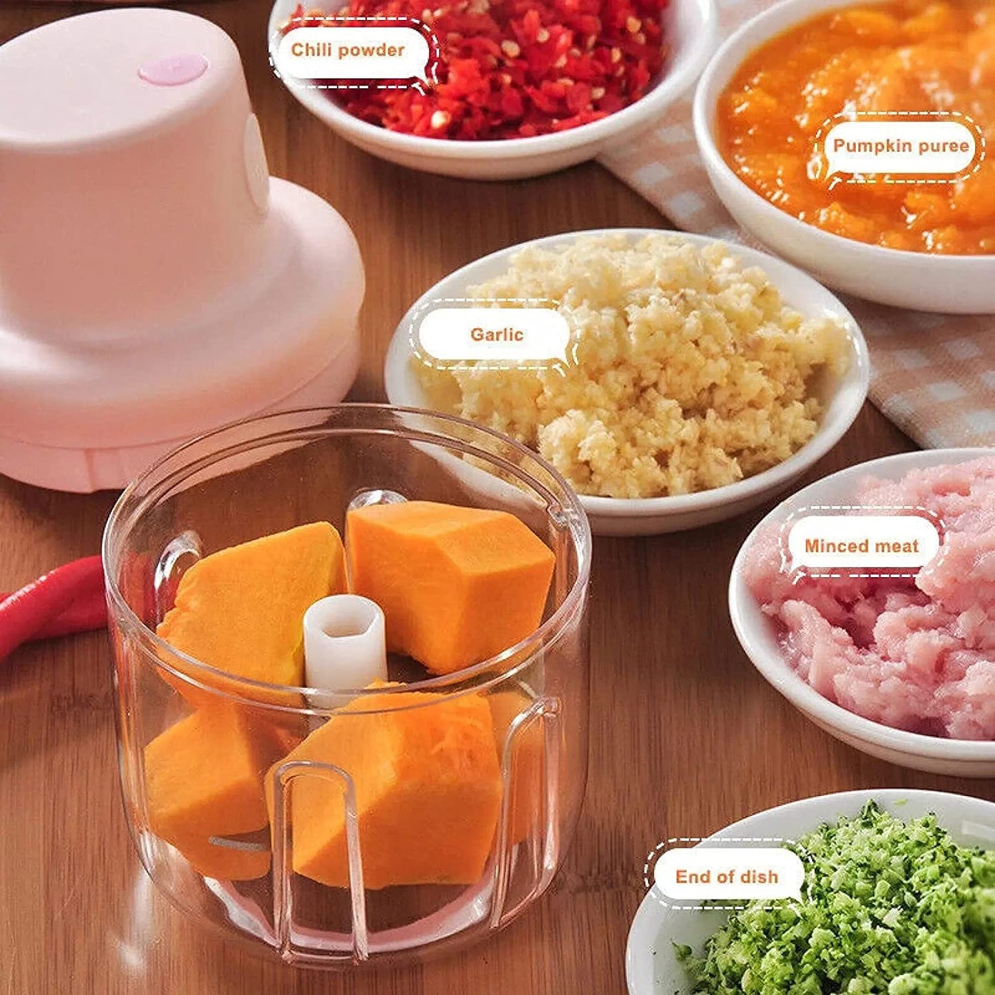 Electric Mini Garlic Chopper