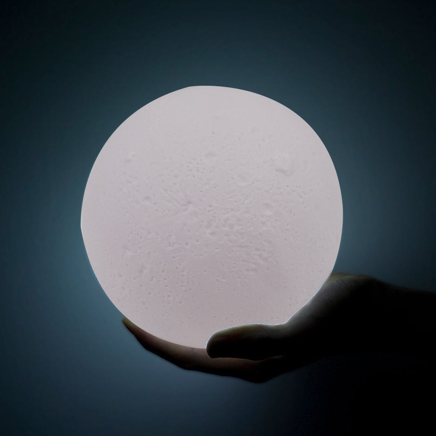 Moon Night Lamp With Plastic Stand