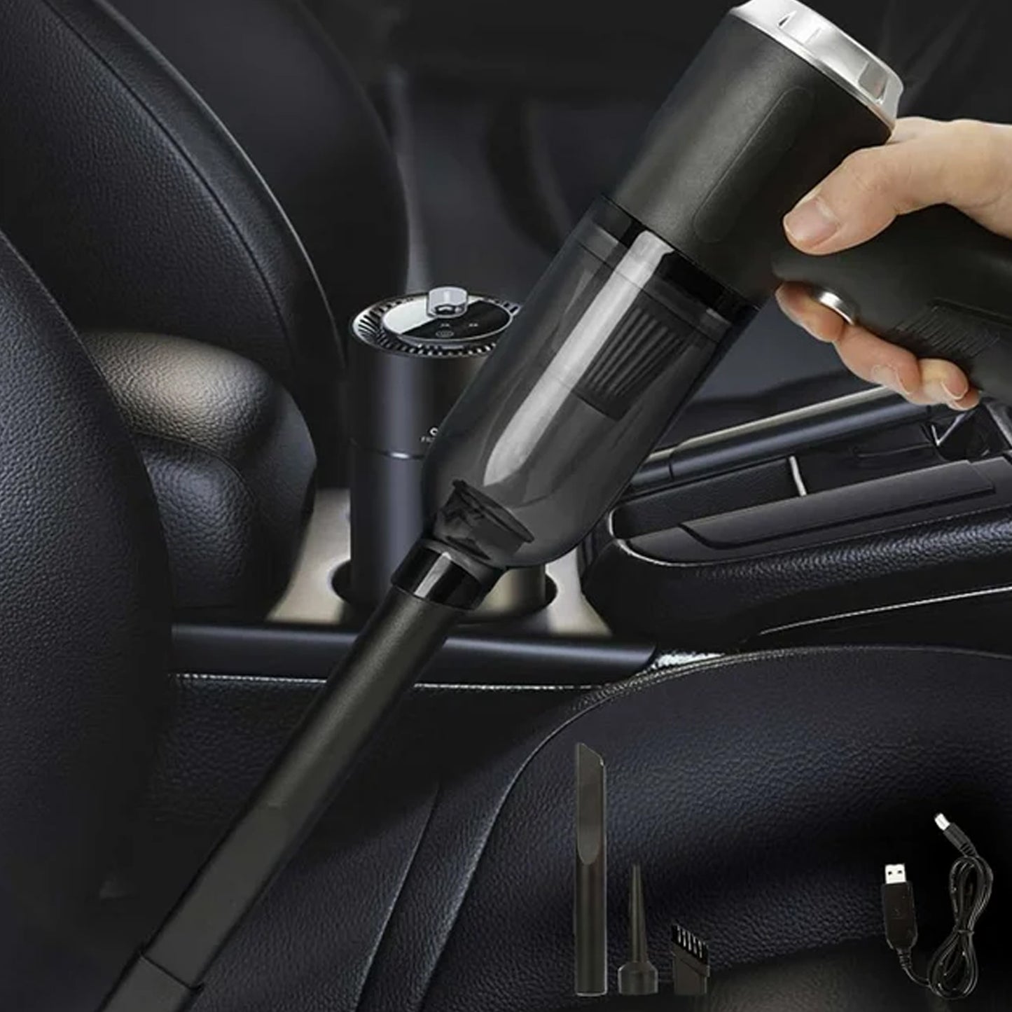 3 In 1 Wireless Portable Rechargeable Car Mini Vacuum Cleaner With Blower