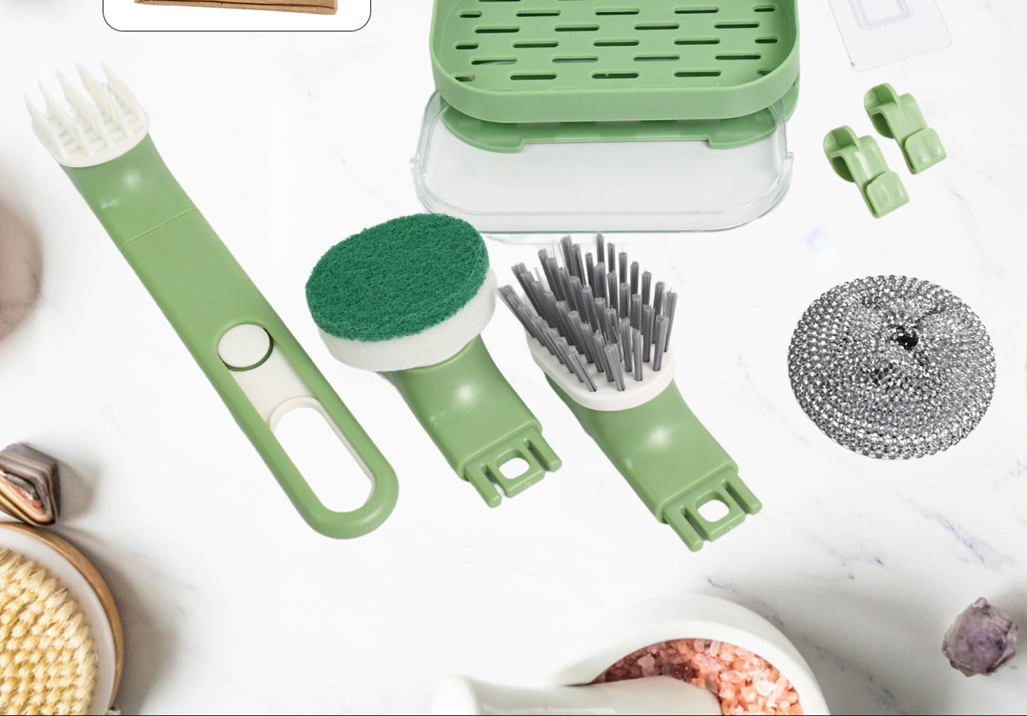 Kitchen Dish Brush Set