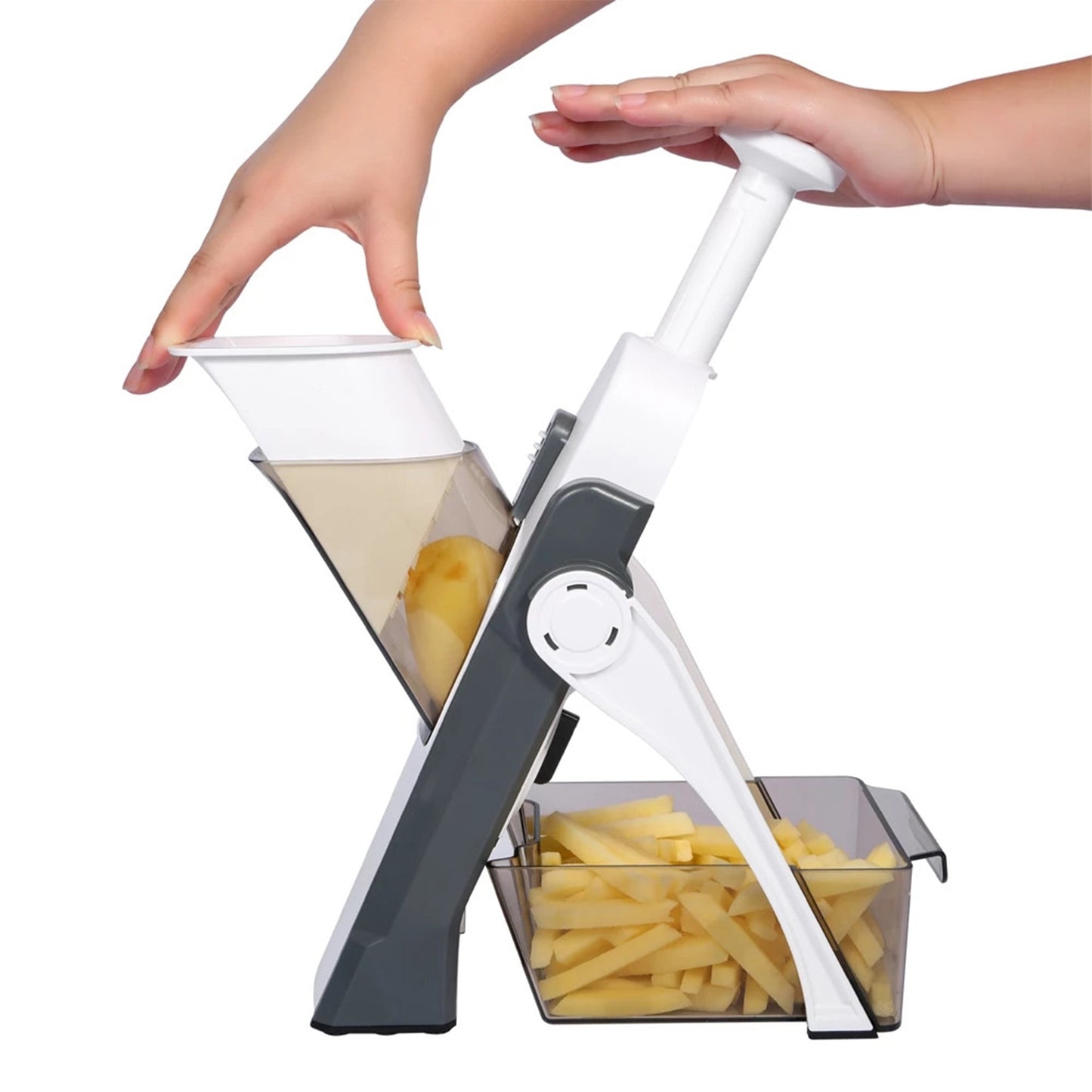 Multi Functional Adjustable Hand Press Vegetables Chopper