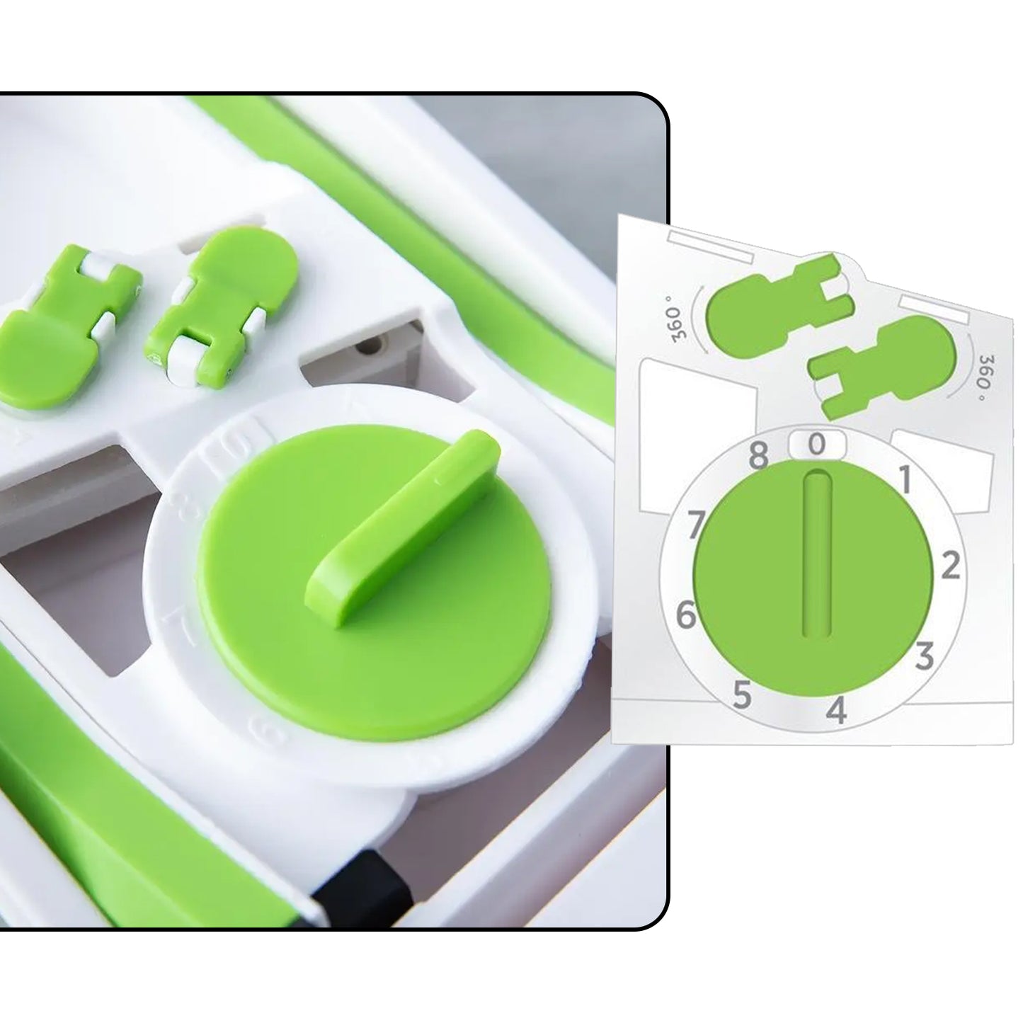 Multi Functional Adjustable Hand Press Vegetables Chopper