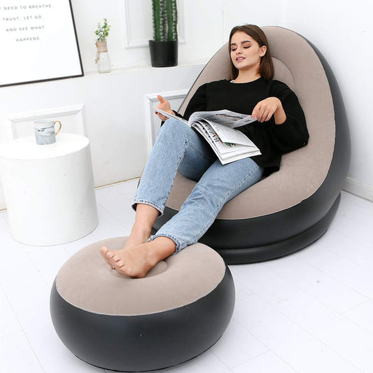 Inflatable Sofa Lounge Chair Ottoman