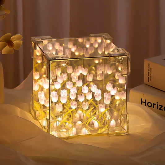 DIY Cube Tulip Night Lamp