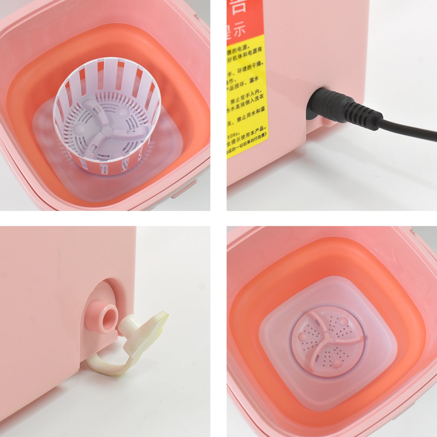 Portable Foldable Washing Machine and Dryer