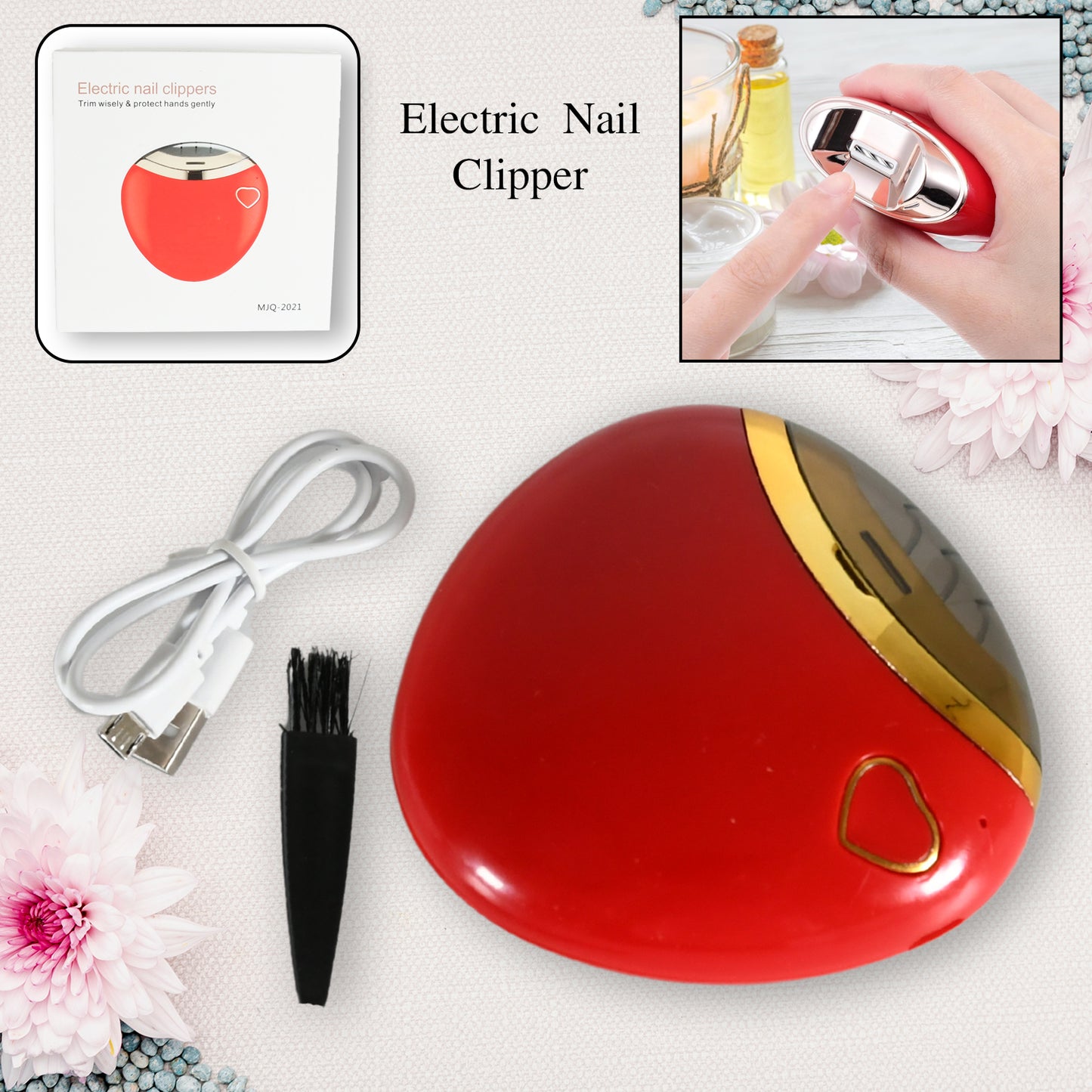 Electric Manicure Automatic Nail Clippers/Trimmer