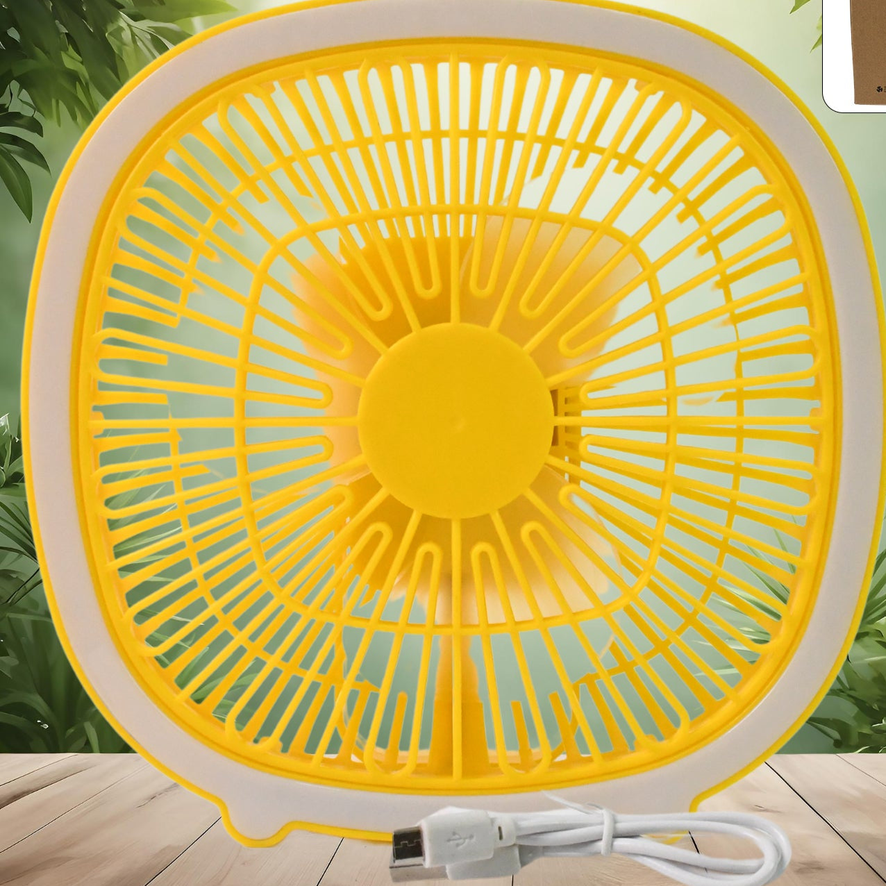 Usb Portable Mini Desk Fan With Light